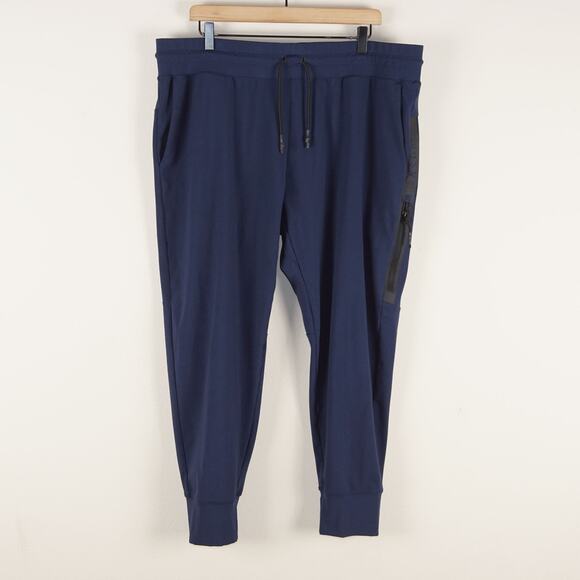 Asher Golf Navy Blue Sport Jogger Pants Mens Sz XXL - Picture 1 of 11